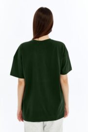 Kadın Oversize Haki T-Shirt - Görsel 11