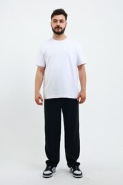 Erkek Modal Kumaş Regular Beyaz T-Shirt - Görsel 2