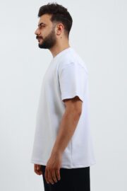 Erkek Modal Kumaş Regular Beyaz T-Shirt - Görsel 4