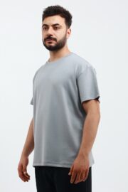 Erkek Modal Kumaş Regular Gri T-Shirt
