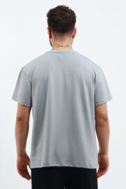 Erkek Modal Kumaş Regular Gri T-Shirt - Görsel 6