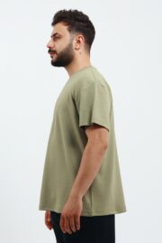 Erkek Modal Kumaş Regular Su Yeşili T-Shirt - Görsel 5