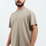 Erkek Modal Kumaş Regular Taş T-Shirt