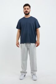 Erkek Modal Kumaş Regular Füme T-Shirt - Görsel 2