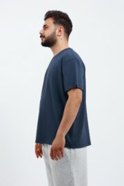 Erkek Modal Kumaş Regular Füme T-Shirt - Görsel 5