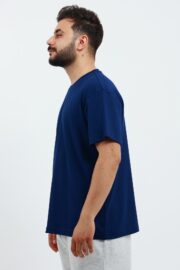 Erkek Modal Kumaş Regular Lacivert T-Shirt - Görsel 5