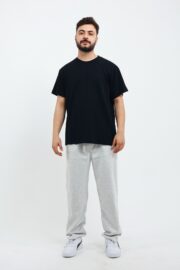 Erkek Modal Kumaş Regular Siyah T-Shirt - Görsel 2