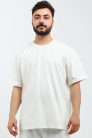 Erkek Oversize Beyaz T-Shirt