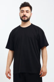 Erkek Oversize Siyah T-Shirt