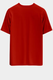 Unisex Oversize Efsane Tasarım T-Shirt - Kırmızı - Görsel 2