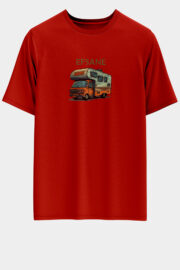 Unisex Oversize Efsane Tasarım T-Shirt - Kırmızı